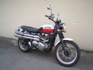Triumph Scrambler motorcycle
