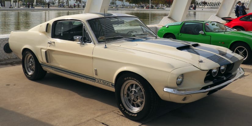 ford mustange shelby gt 500 1967 vintage car