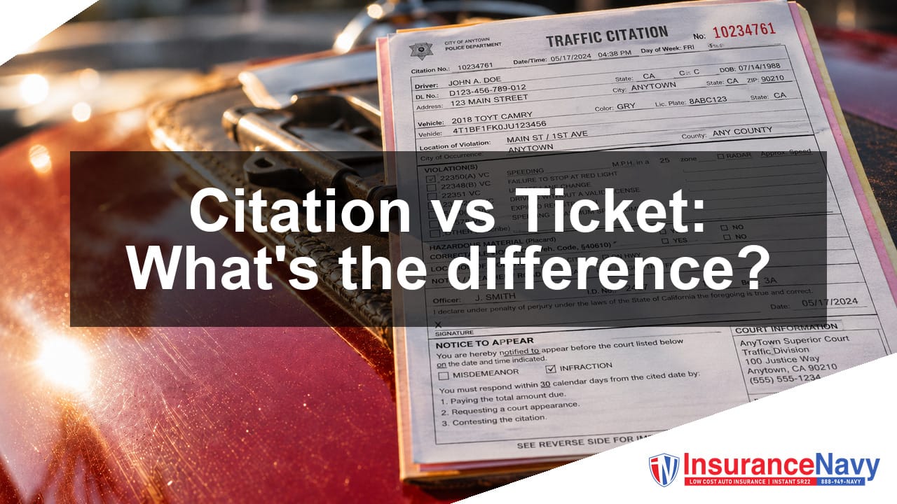 thumbnail image of difference between a citation vs ticket