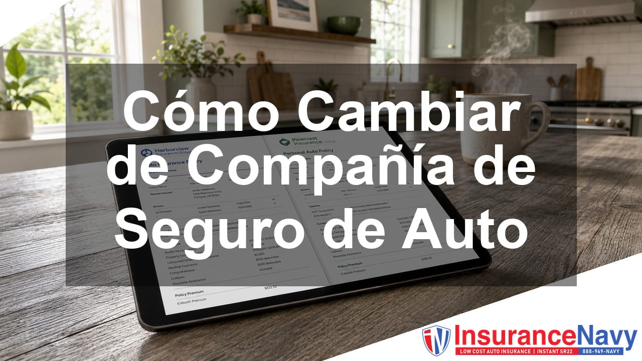Cómo Cambiar de Compañía de Seguro de Auto