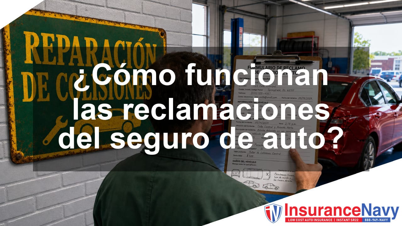 ¿Cómo funcionan las reclamaciones de seguro de auto?