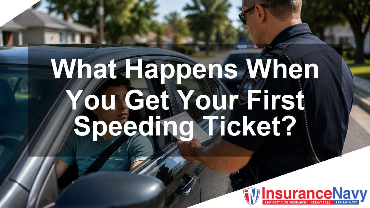 does a first time speeding ticket affect insurance