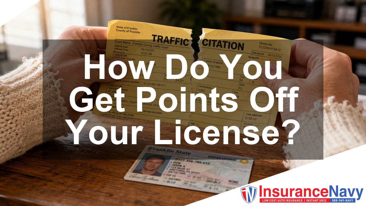 How Do You Get Points Off Your License