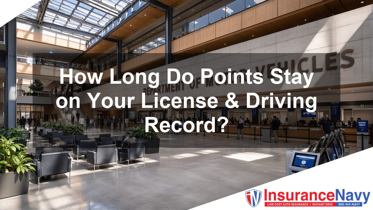 How Long Do Points Stay on Your License & Driving Record?