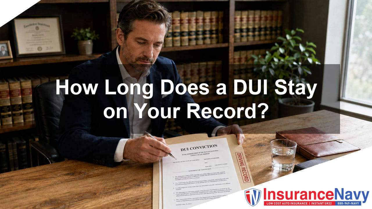 how long does a dui stay on your record