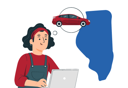 thumbnail image Average cost of car insurance in Illinois with image of state of illinois