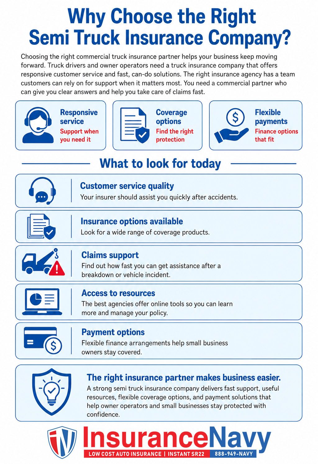Why Choose the Right Semi Truck Insurance Company? Why Choose the Right Semi Truck Insurance Company?