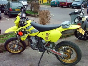 Suzuki DR Z400 dual sport motorcycle