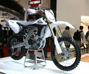 Yamaha YZ450F dirt bike