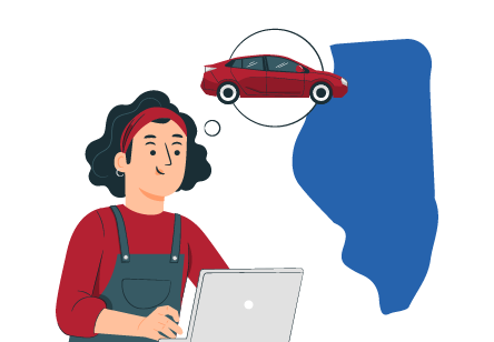 thumbnail image Average cost of car insurance in Illinois with image of state of illinois
