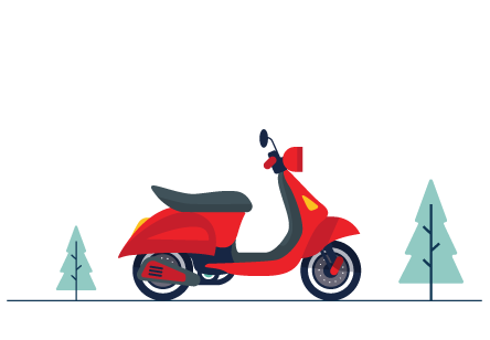 Seguro para un Moped o Scooter