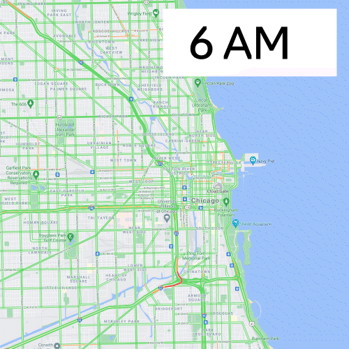 Chicago traffic patterns