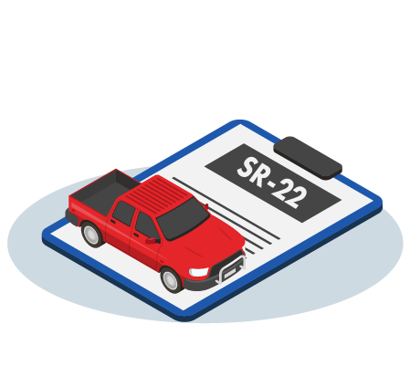 thumbnail image of truck on SR-22 insurance form